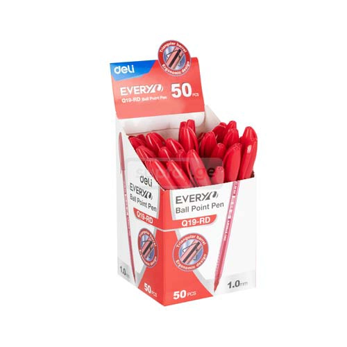 DELI Red Pen with 1,0mm Bullet Tip G19-RD 1*25pcs